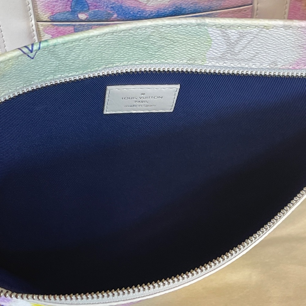 Louis Vuitton Watercolor Weekend New Tote Gm Rare - Picture 7 of 16